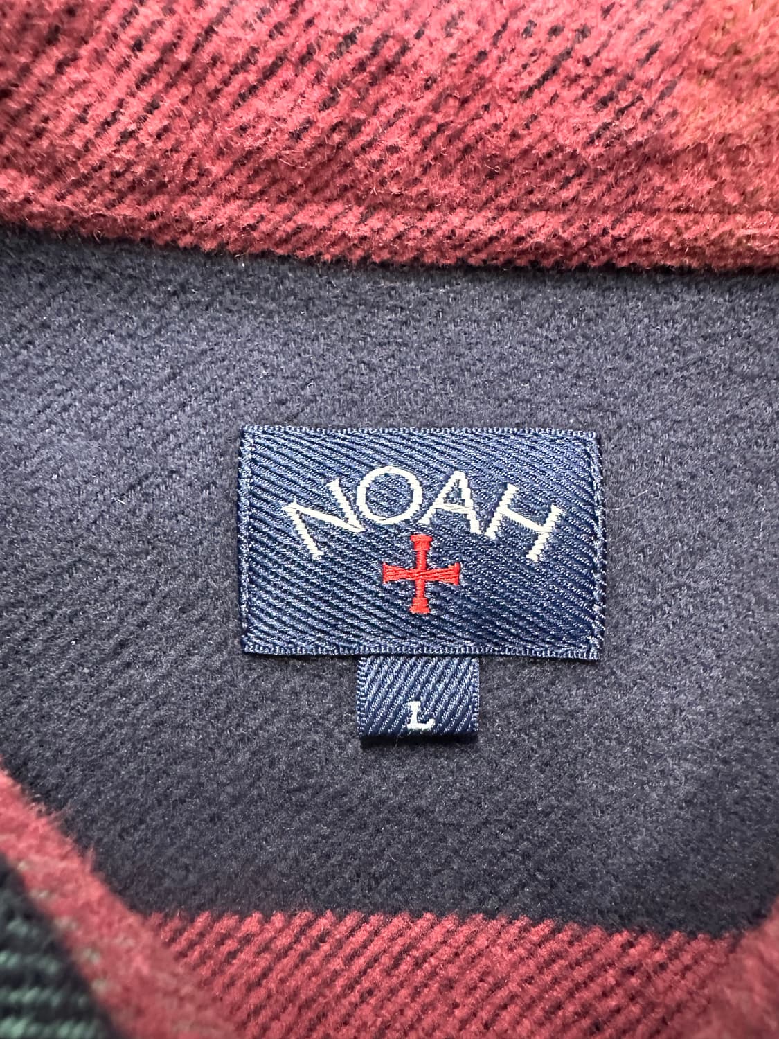 NOAH 울 체크 셔츠 상품이미지5