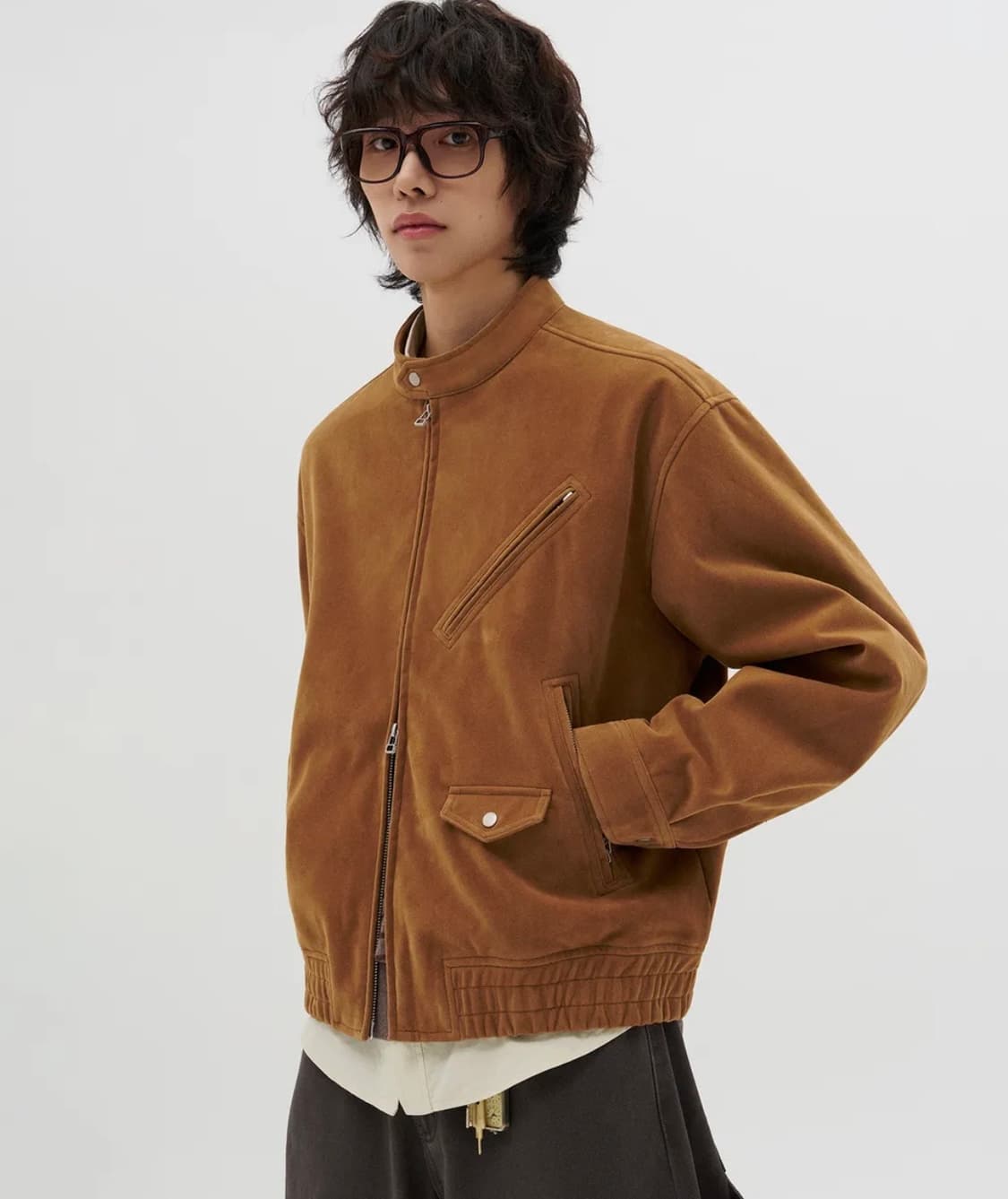 키뮤어 스웨이드 바이커 1회착 상품이미지1