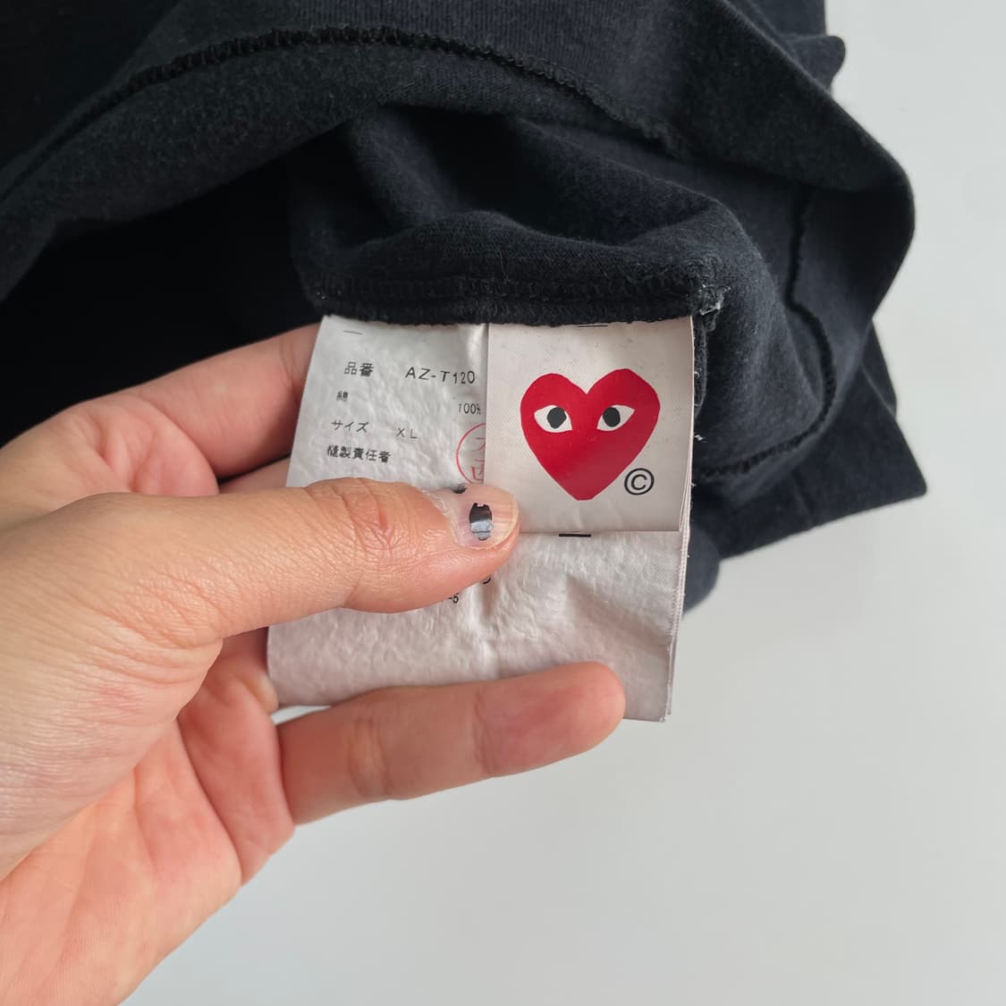 Comme des Garcons  꼼데가르송 블랙와펜 롱 슬리브 상품이미지5
