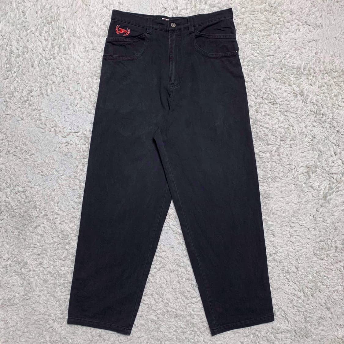 [32] Pien Fu 피앤 푸 와이드 배기핏 데님팬츠 상품이미지3