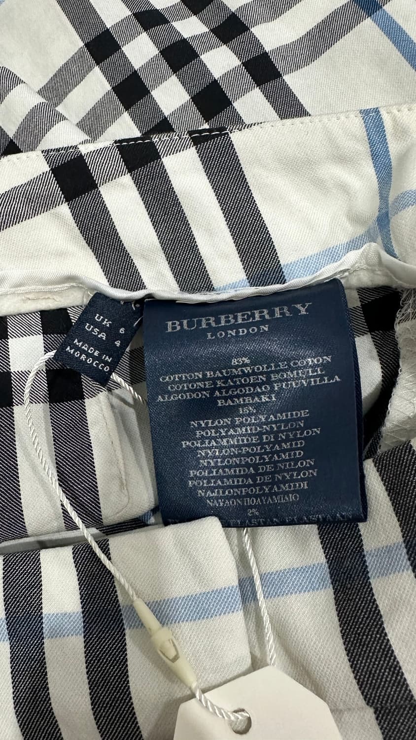 버버리 런던 체크무늬 바지 S 정품 상품이미지4