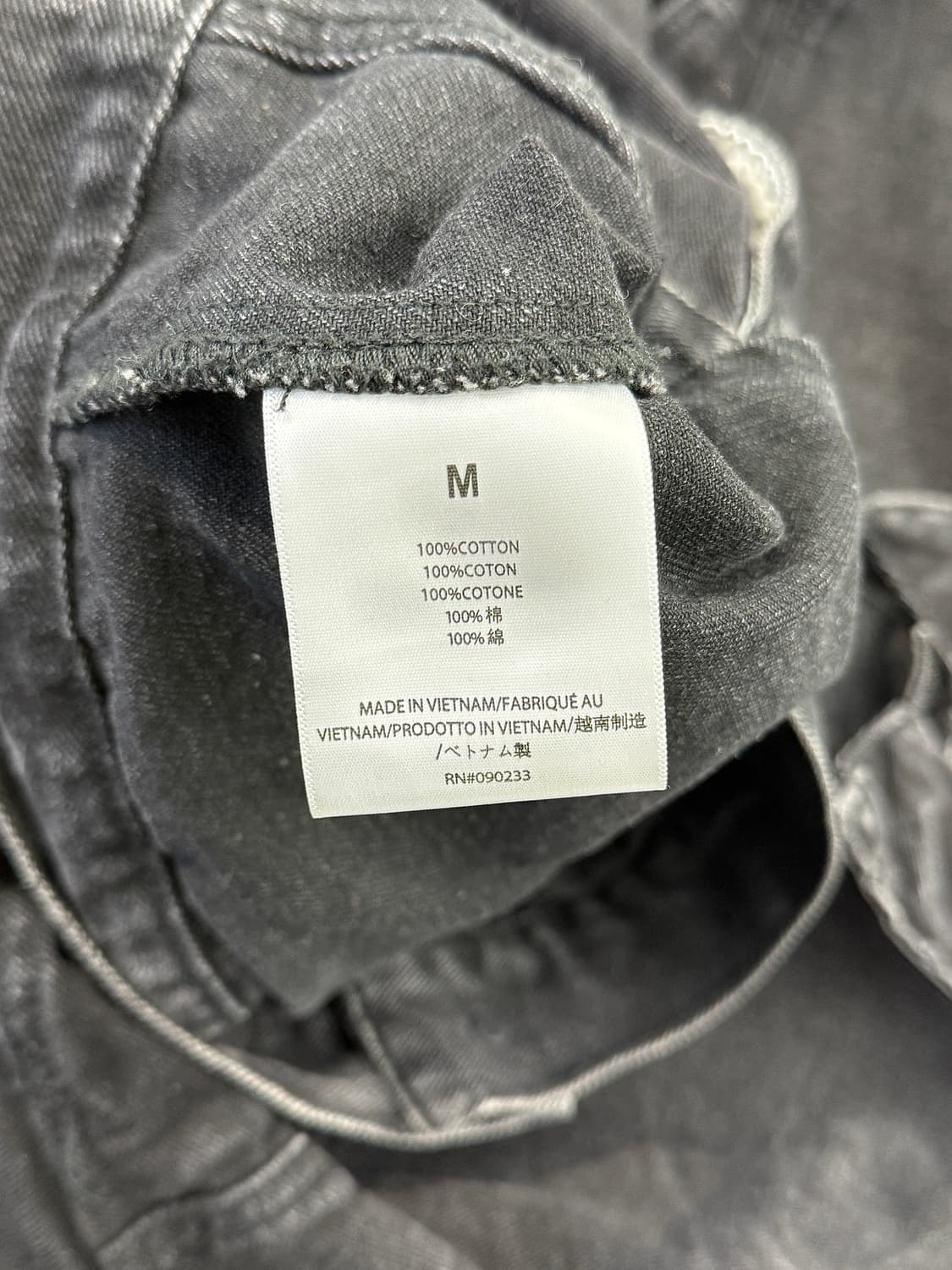 피어 오브 갓 23ss 더 블랙 컬렉션 데님 자켓 블랙 상품이미지8