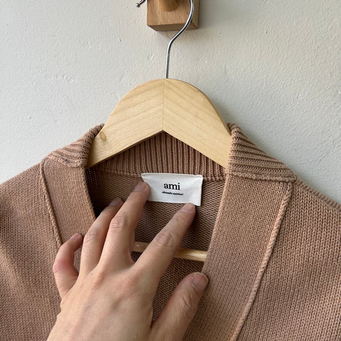 16435 - 아미 베이지 빅하트 가디건 상품이미지4