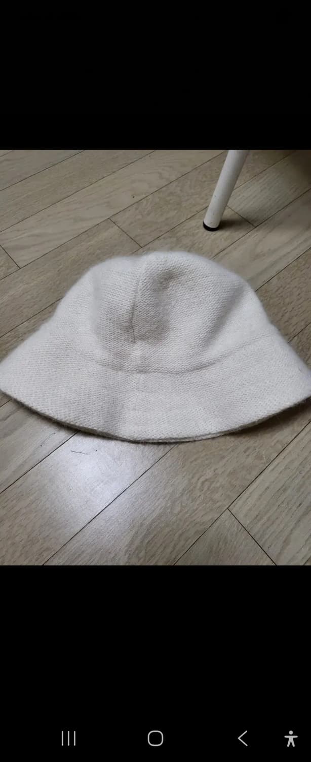 앙고라+울 벙거지 모자 free 새제품. 블랙.아이보리 상품이미지5