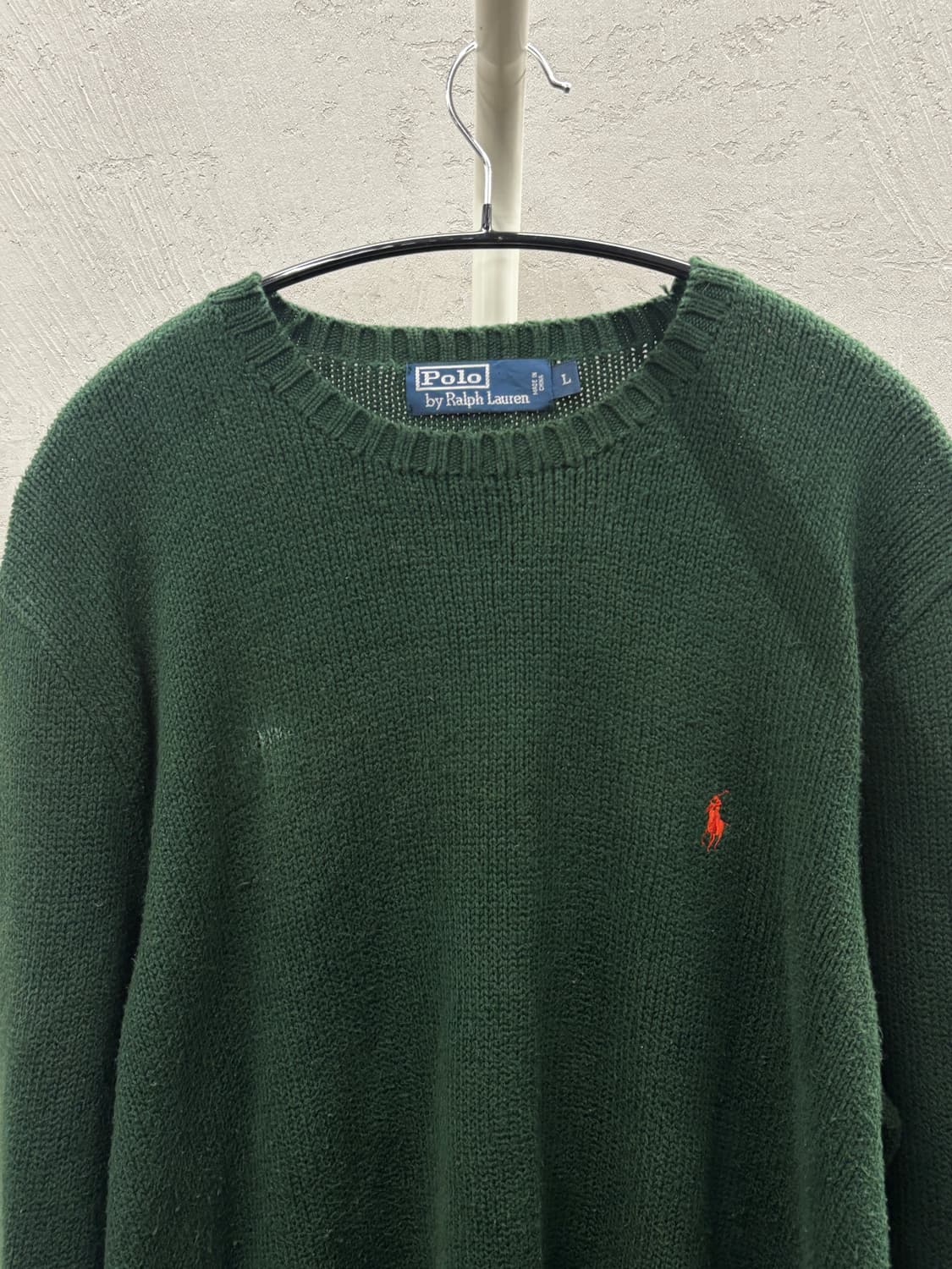 폴로 랄프로렌 니트 스웨터 그린 L 상품이미지3