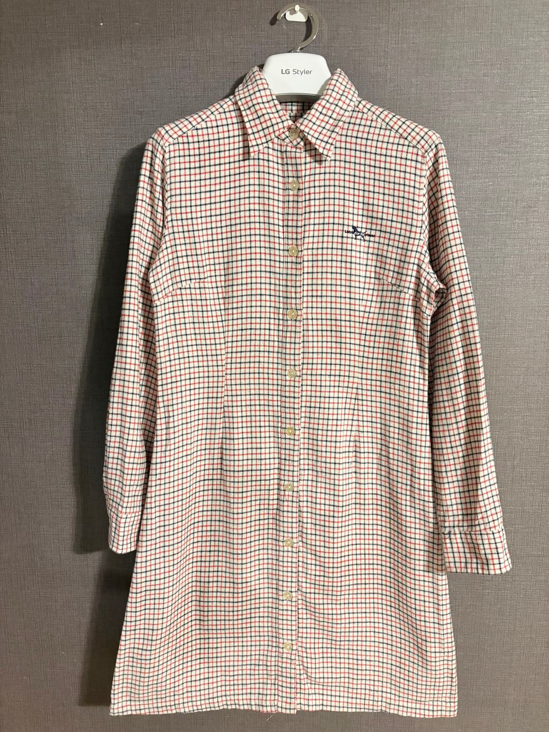 Labrador Retriever 체크 셔츠 원피스 Japan 상품이미지1