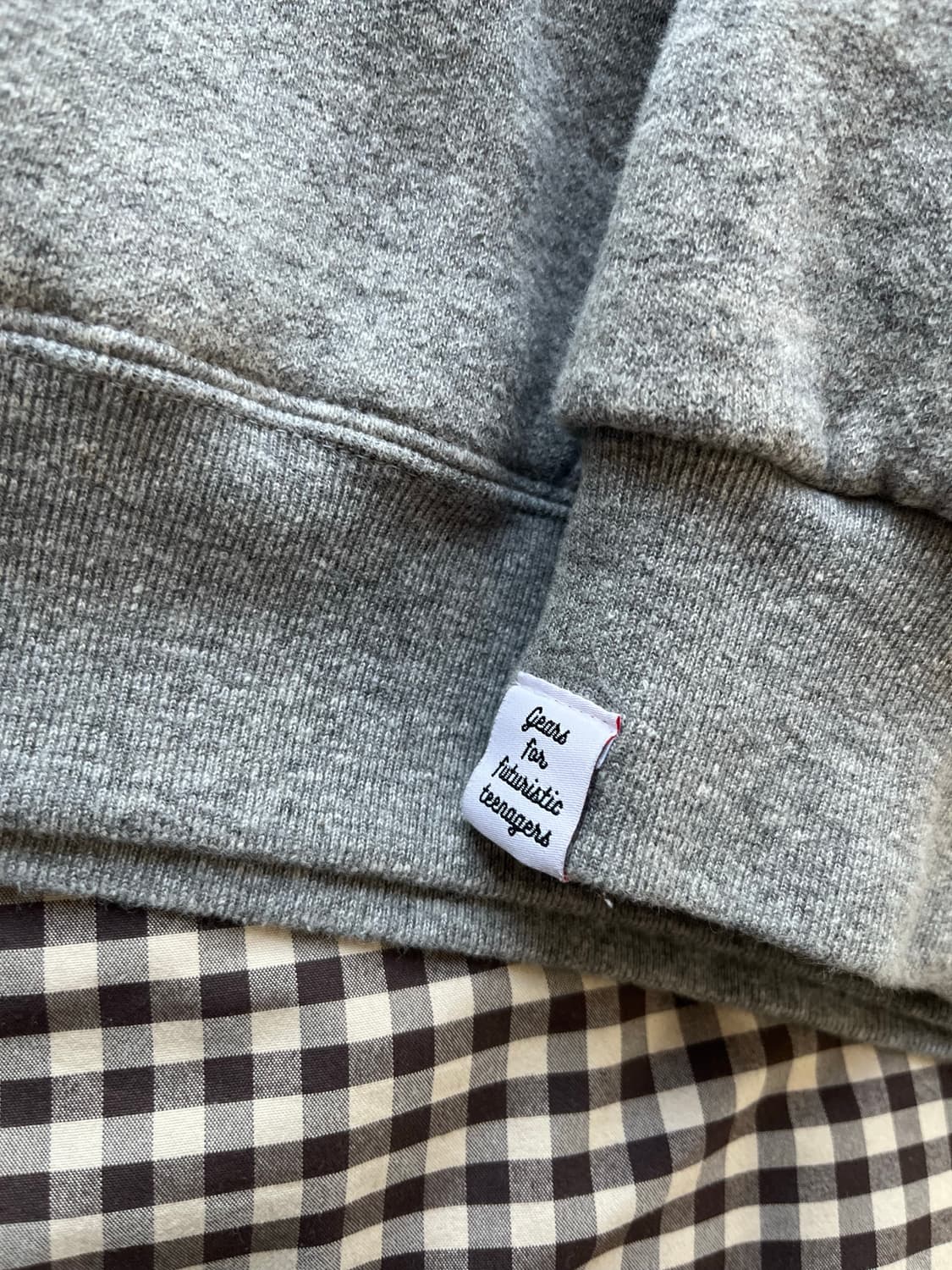 휴먼메이드 / 하트로고 후드 그레이 / XXL 상품이미지2