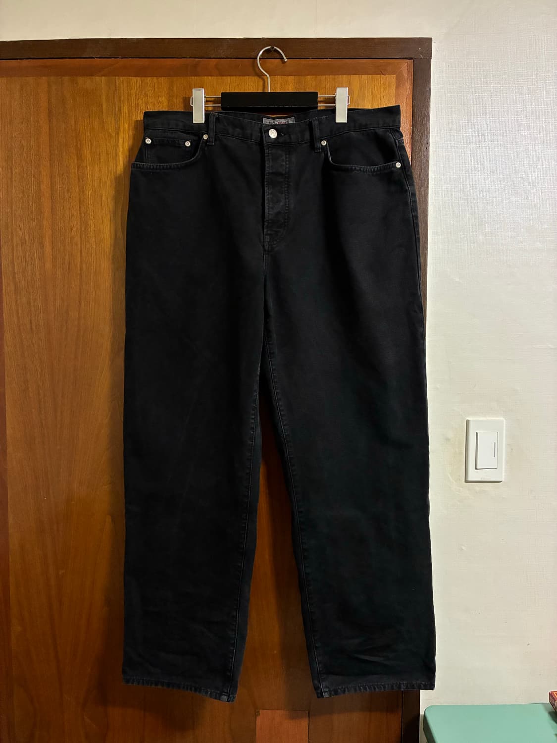 VINTAGE STUSSY BIG OL' JEAN BLACK 상품이미지1