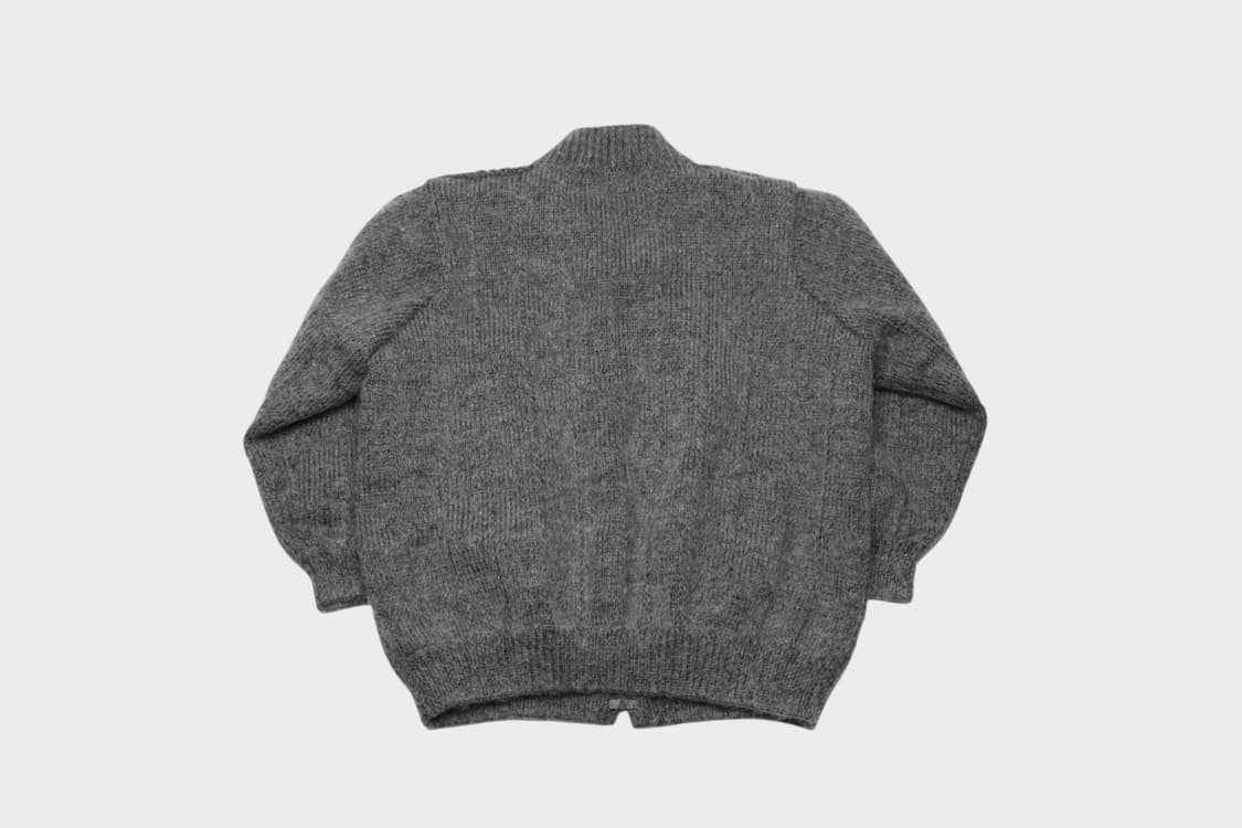 [L] 빈티지 케이블 니트 집업 가디건 상품이미지5