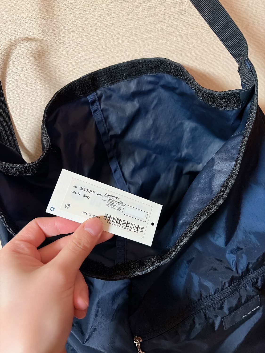 나나미카 nanamica 유틸리티 숄더 백 네이비 판매합니다 ! 상품이미지3