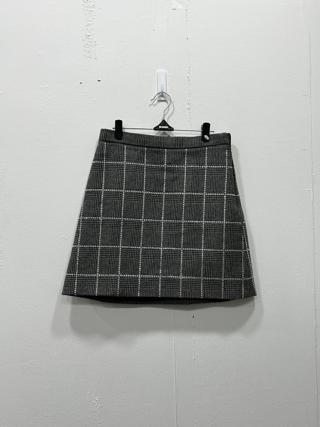 새상품급)) 미우미우 큐빅체크 울 스커트 40사이즈 (66추천) 상품이미지3