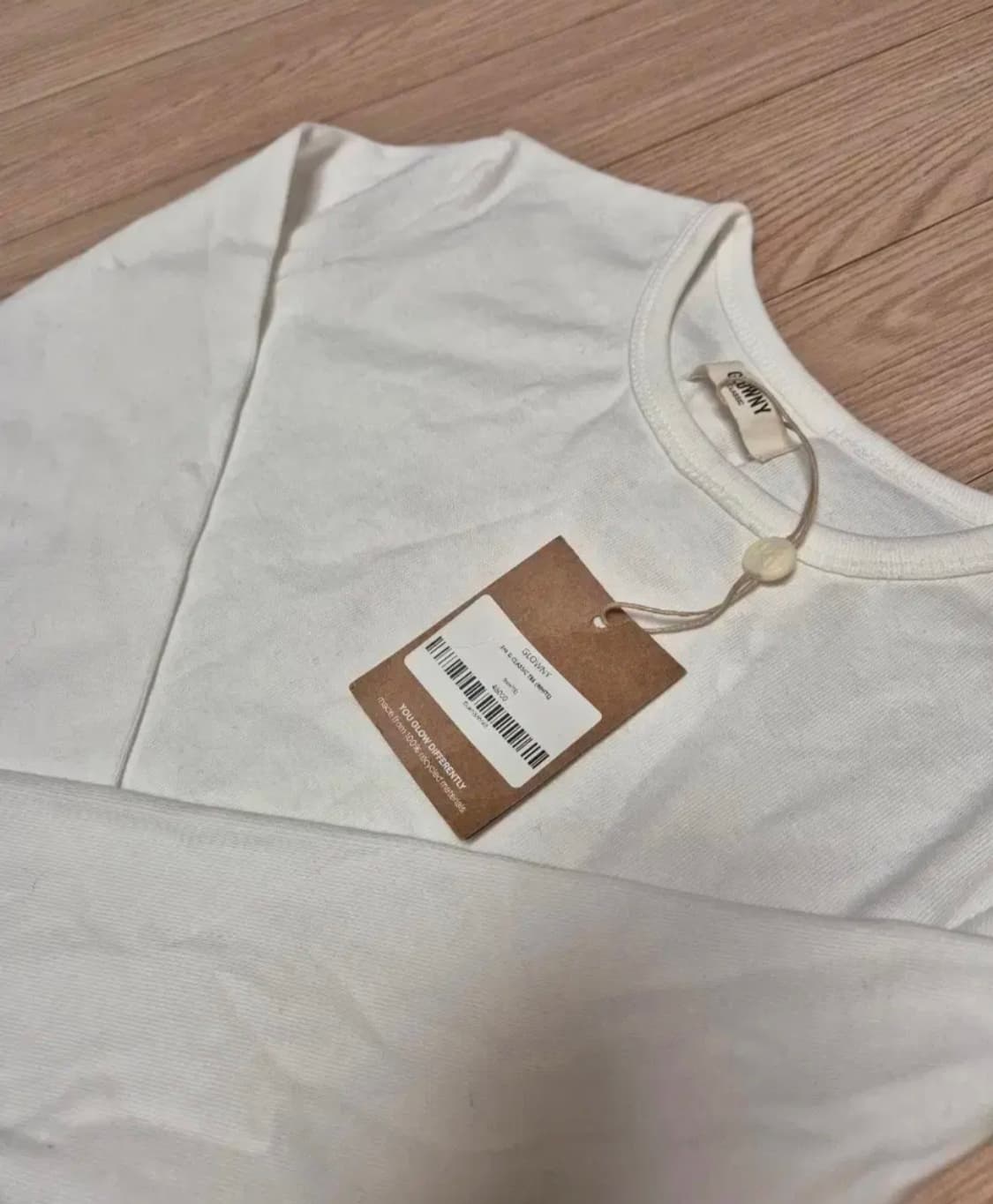 (새상품) 글로니 3/4 G 클래식 티셔츠 화이트/블랙 상품이미지2