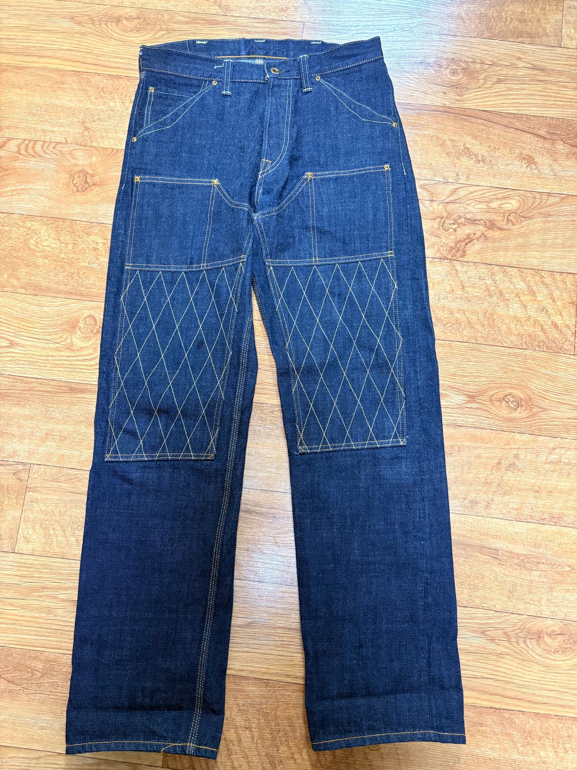 [32]트로피클로딩 1606 더블니 스탠다드 더트 데님 상품이미지1