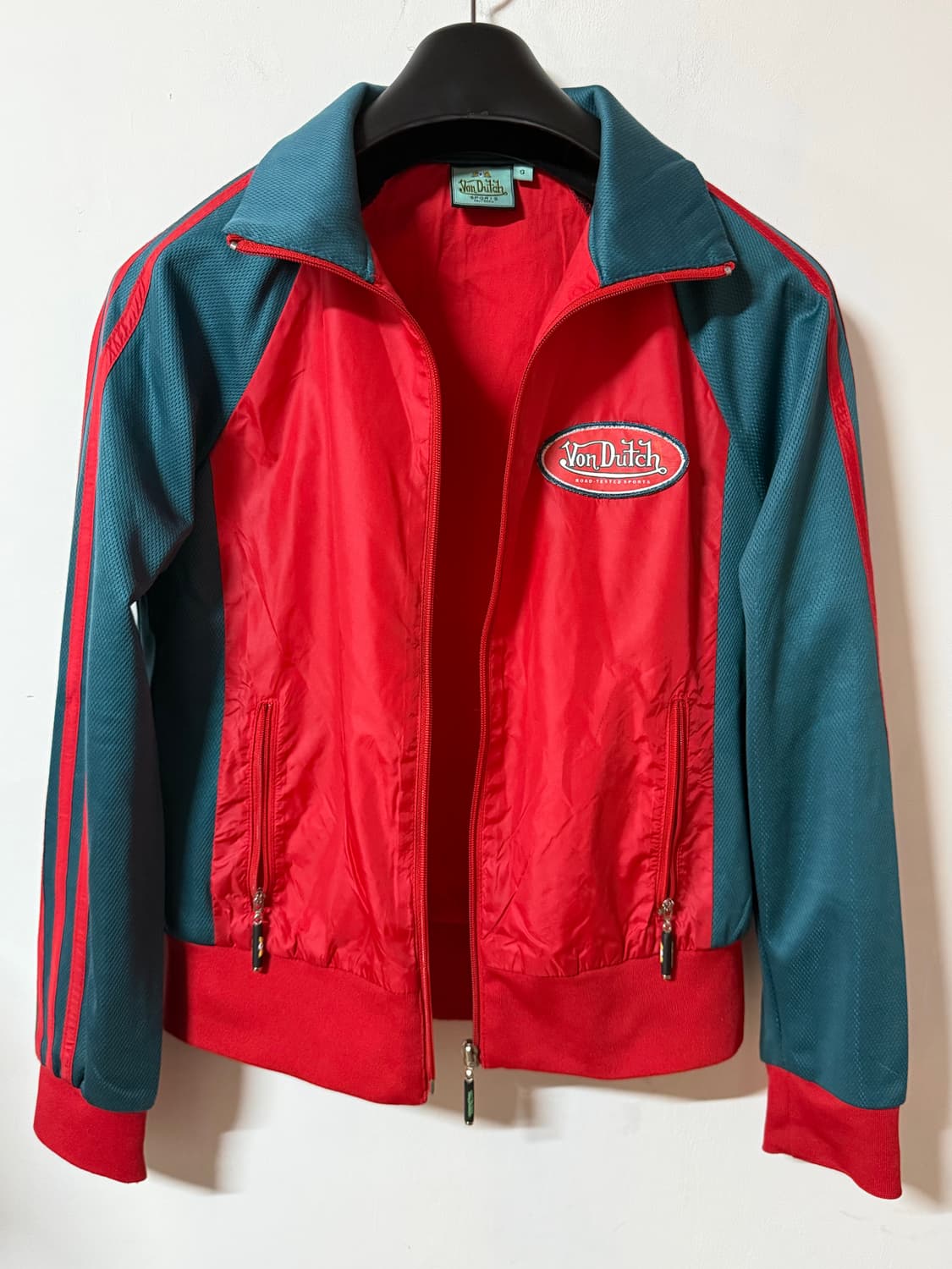 본더치 y2k 빈티지 배색 윈드브레이커 트랙집업 상품이미지3