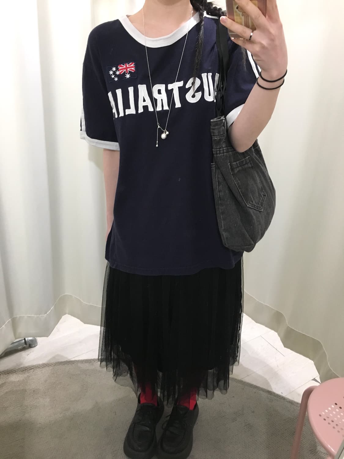 Remake denim shoulder bag 상품이미지4
