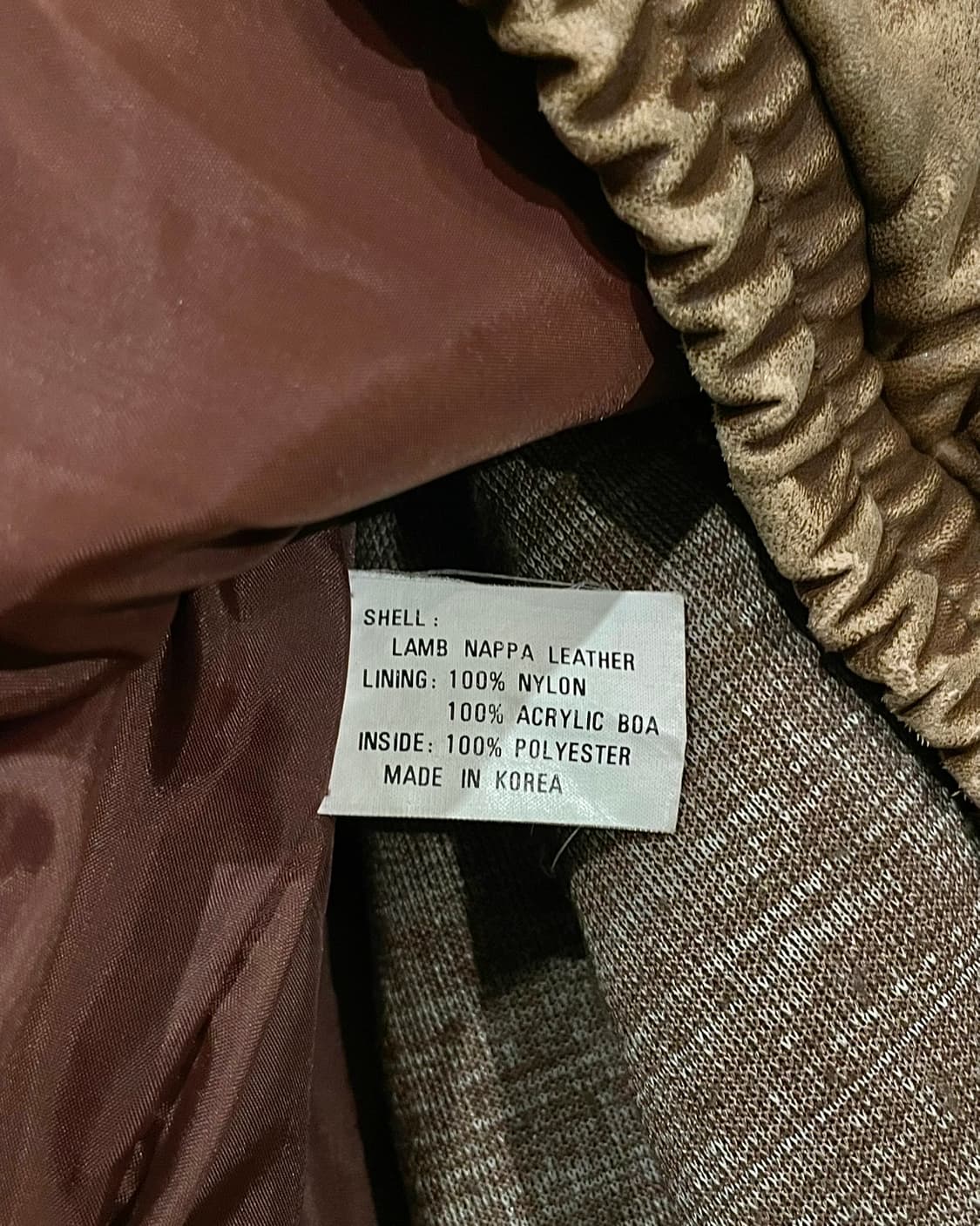 Skendel 램스킨 레더 재킷(B5088) 상품이미지10