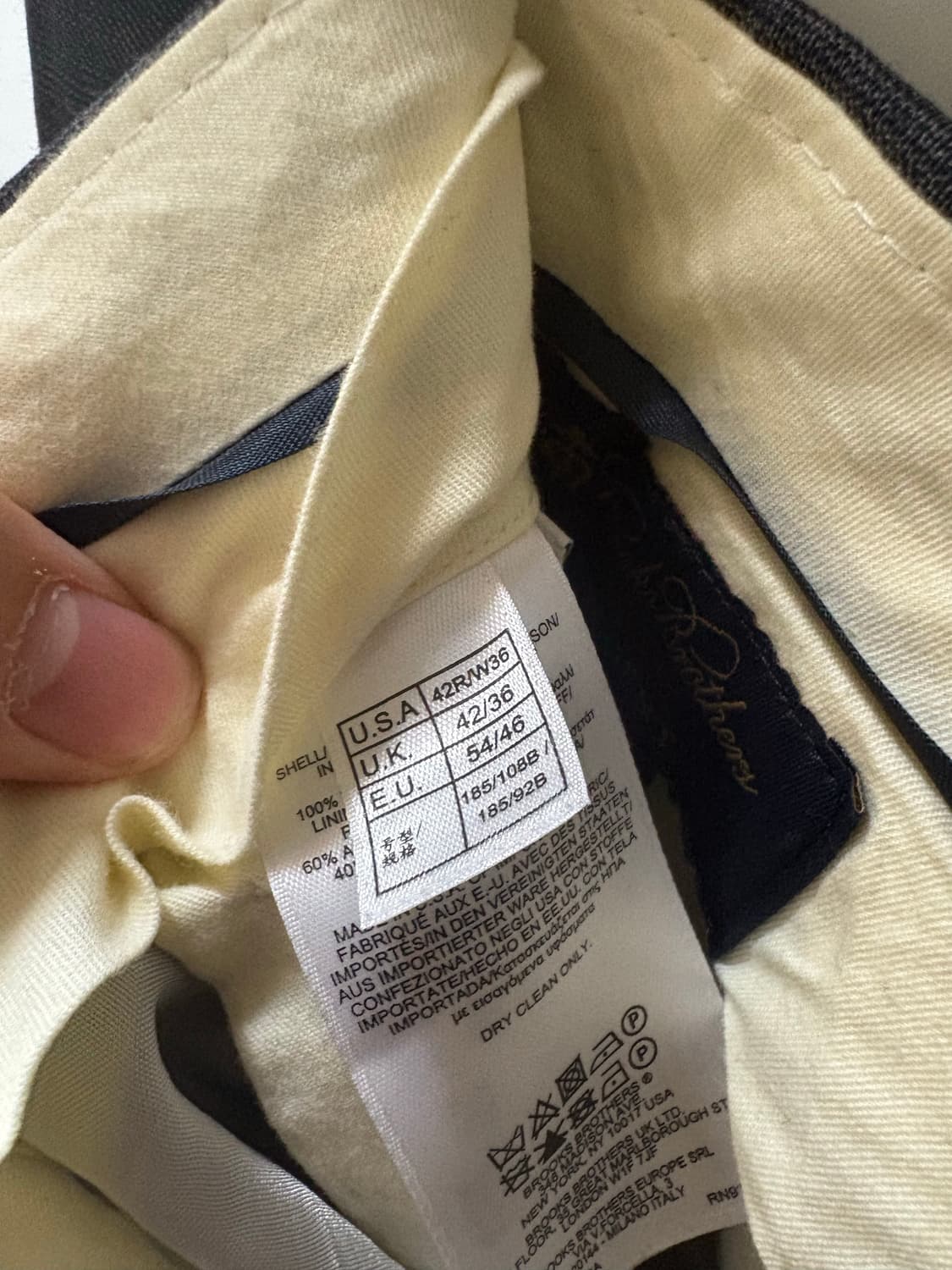 브룩스브라더스 1818 메이드 usa 정장 수트 최종가격 상품이미지8