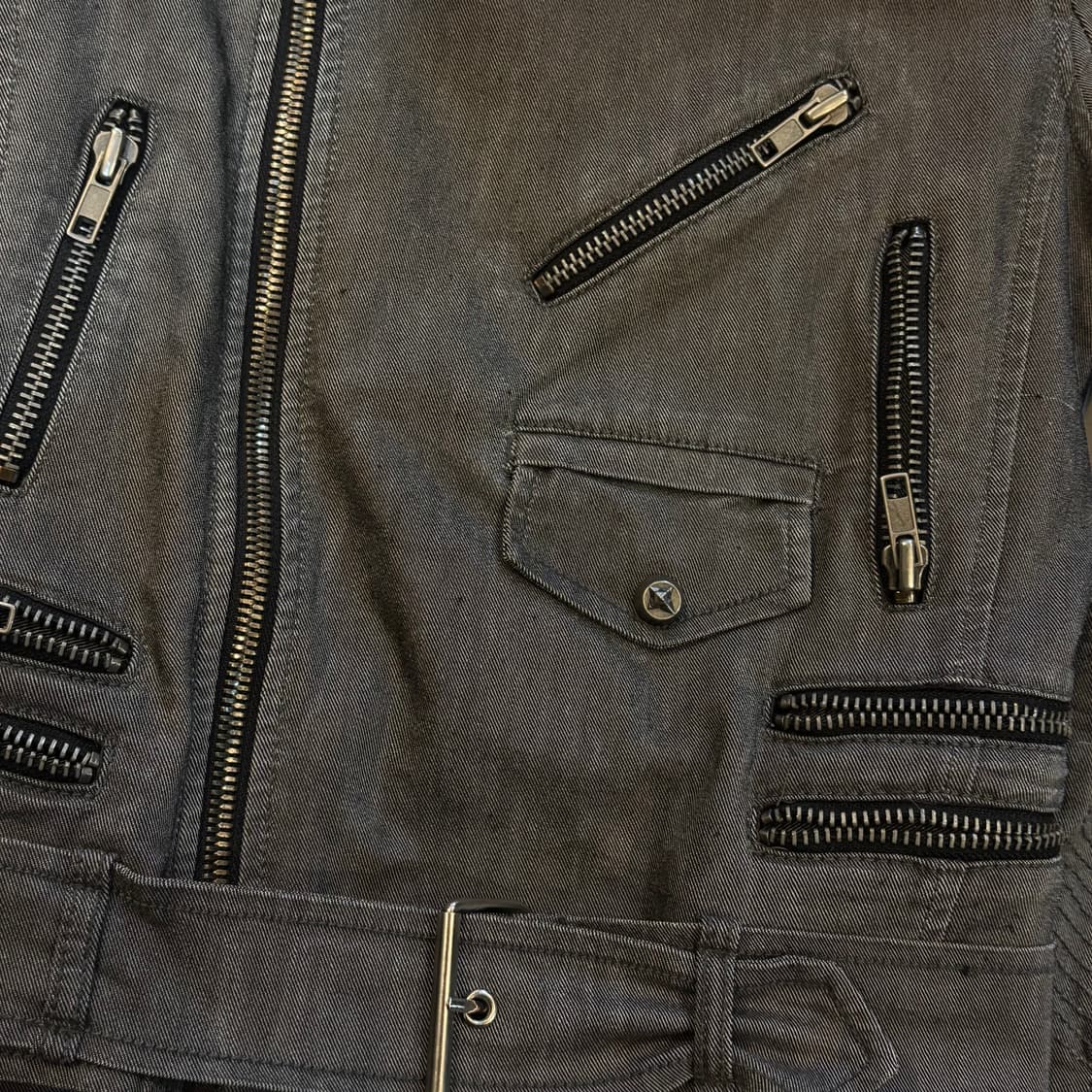 시스템 면라이더 자켓 락시크 멀티포켓 자켓 차콜 xs 상품이미지3