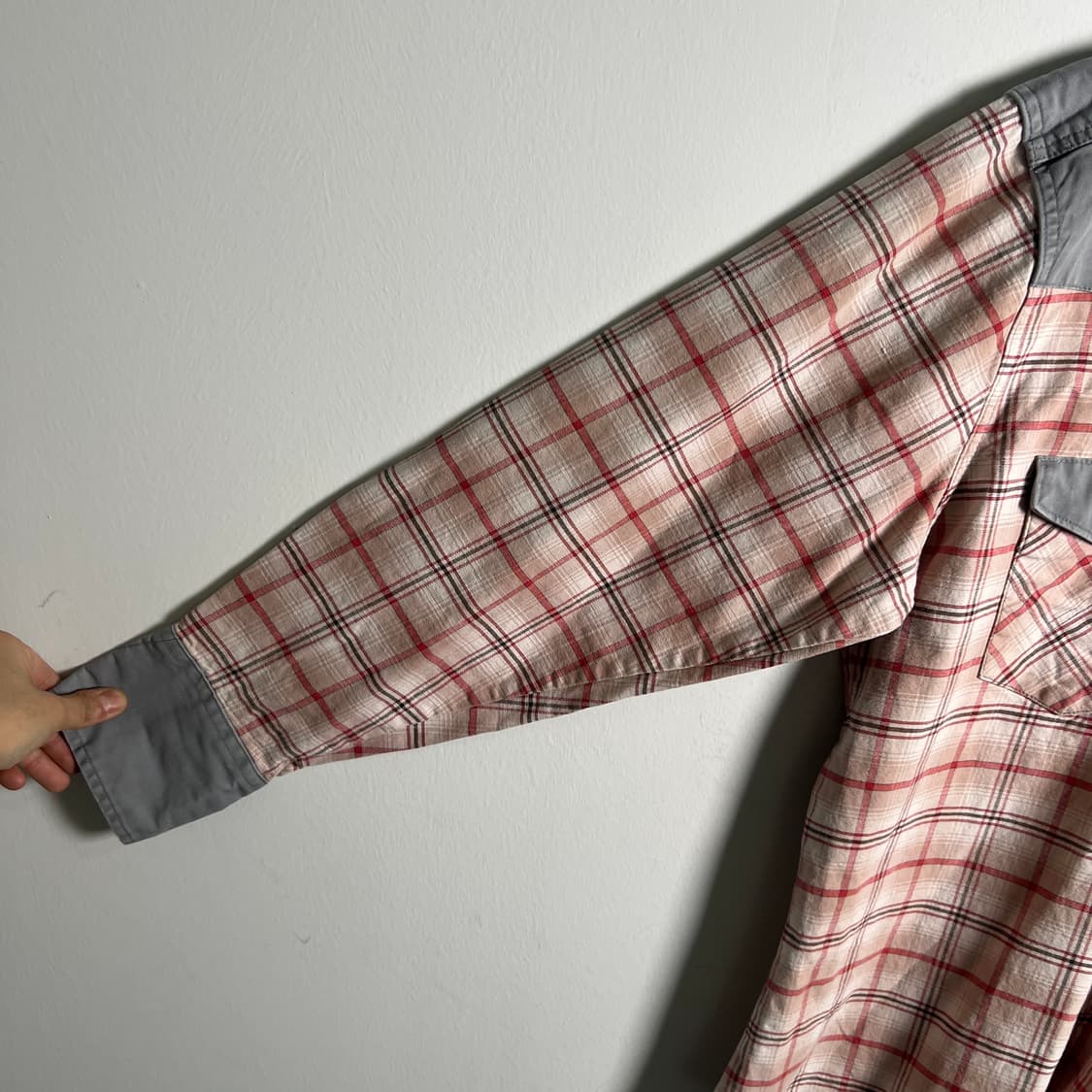 랭글러 포켓 디테일 웨스턴 체크 셔츠  상품이미지6