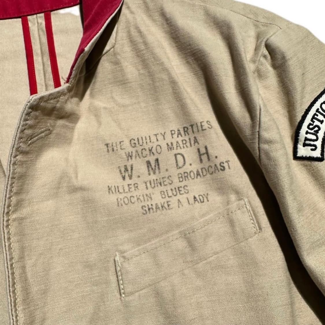 와코마리아 마리화나 프린트 웨스턴 블레이저 상품이미지4