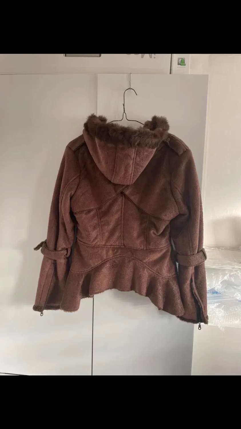 빈티지 페이크퍼 무스탕 /브라운 퍼자켓 상품이미지5