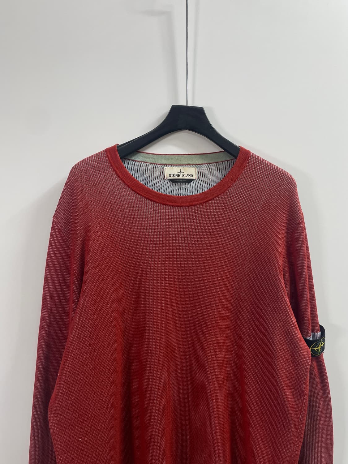 스톤아일랜드 와펜 투톤 니트 (on.637)   상품이미지2