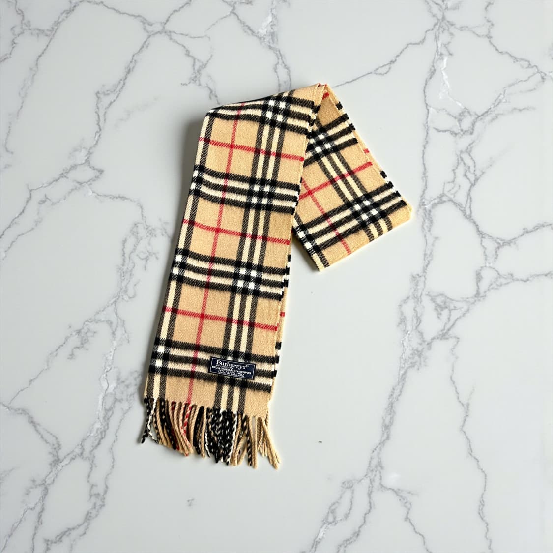 버버리 노바체크 캐시미어X램스울 머플러 상품이미지4