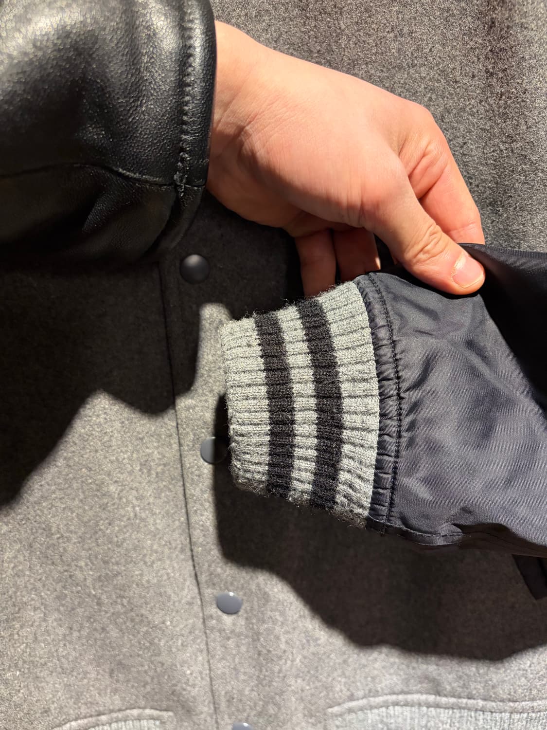 Beams wool ma-1 blouson /빔즈 마원 항공점퍼 블루종 상품이미지6