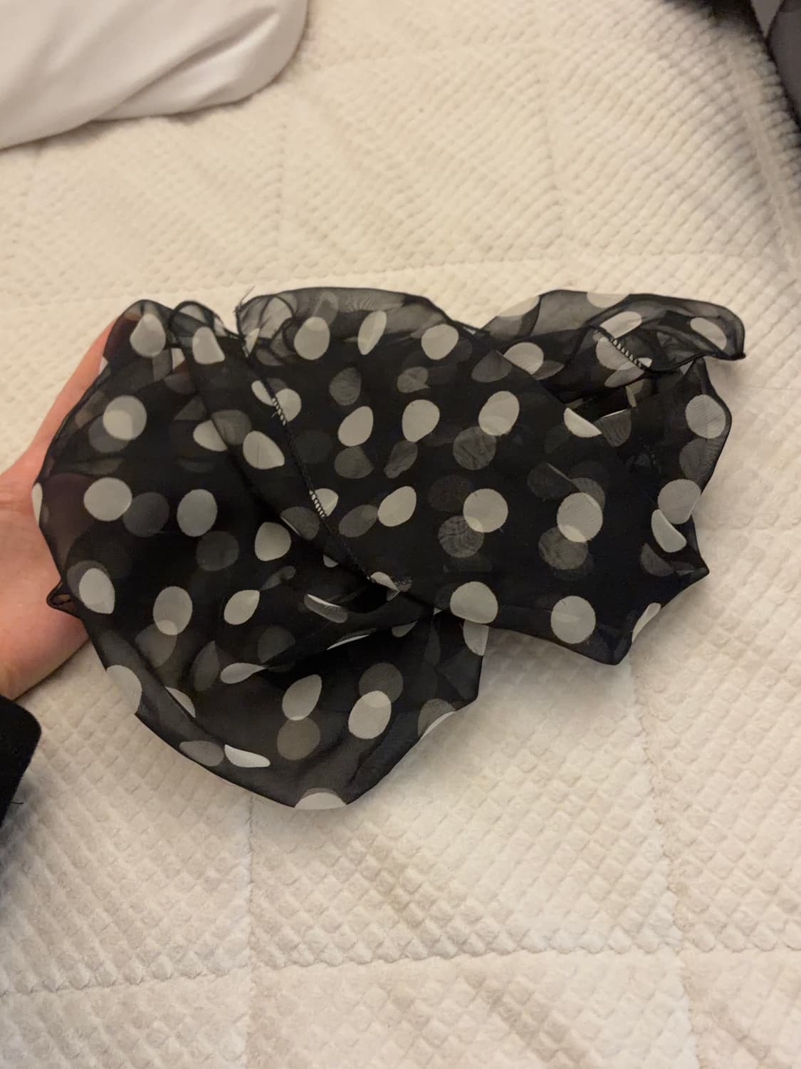 빈티지 도트 스카프 상품이미지1