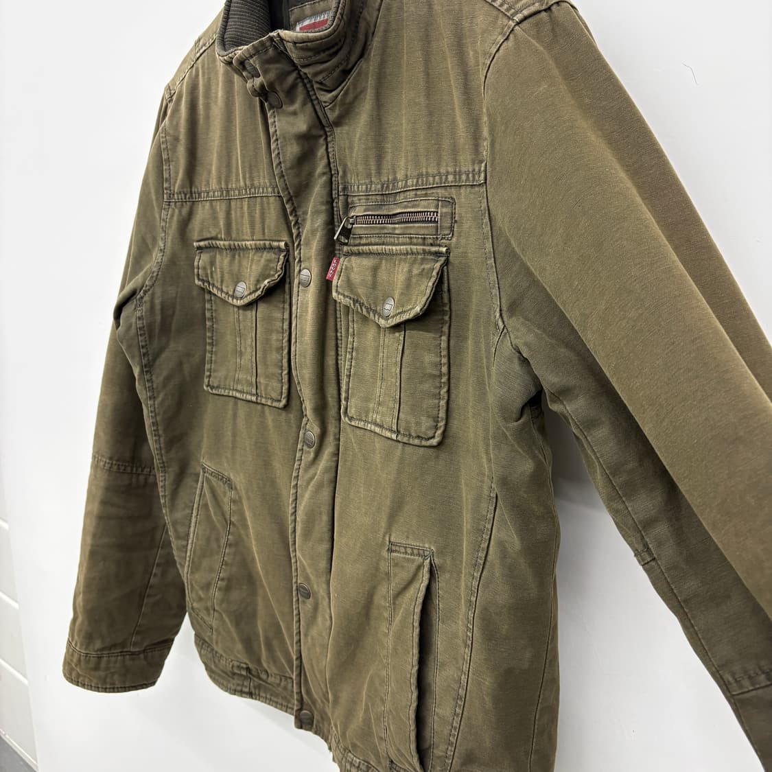 리바이스 카키색 야상 점퍼 남성 M 상품이미지3