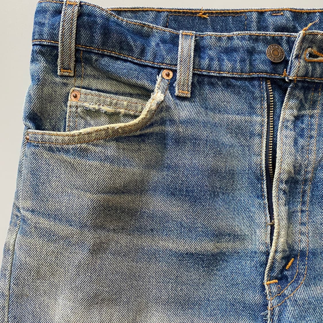 (33x30)94s 리바이스 517 오렌지탭 데님청바지 상품이미지4