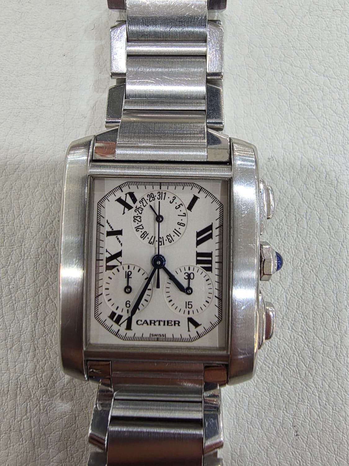 까르띠에 탱크 프랑세즈 스틸 시계 정품 상품이미지2