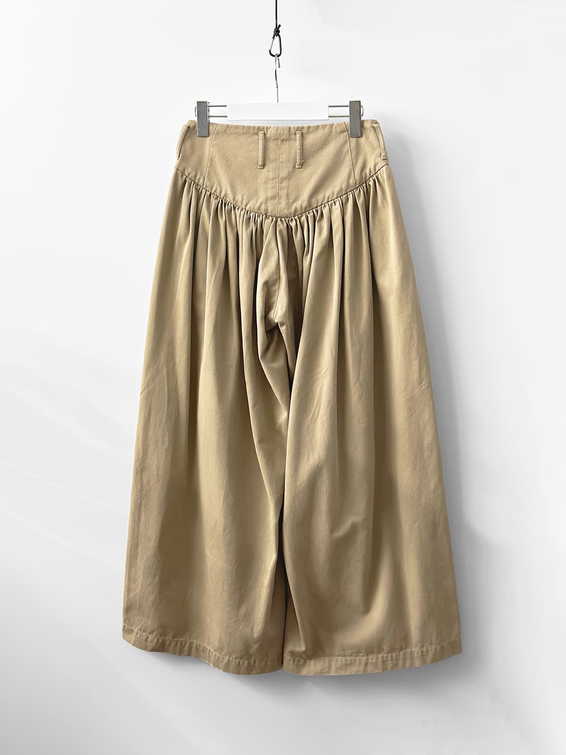 캐피탈 코튼 게더드 와이드 팬츠 상품이미지5