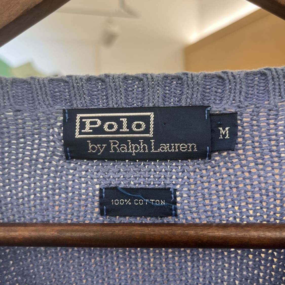 폴로 랄프로렌 빈티지 모던캐주얼 딥블루 니트 M C10341 상품이미지5