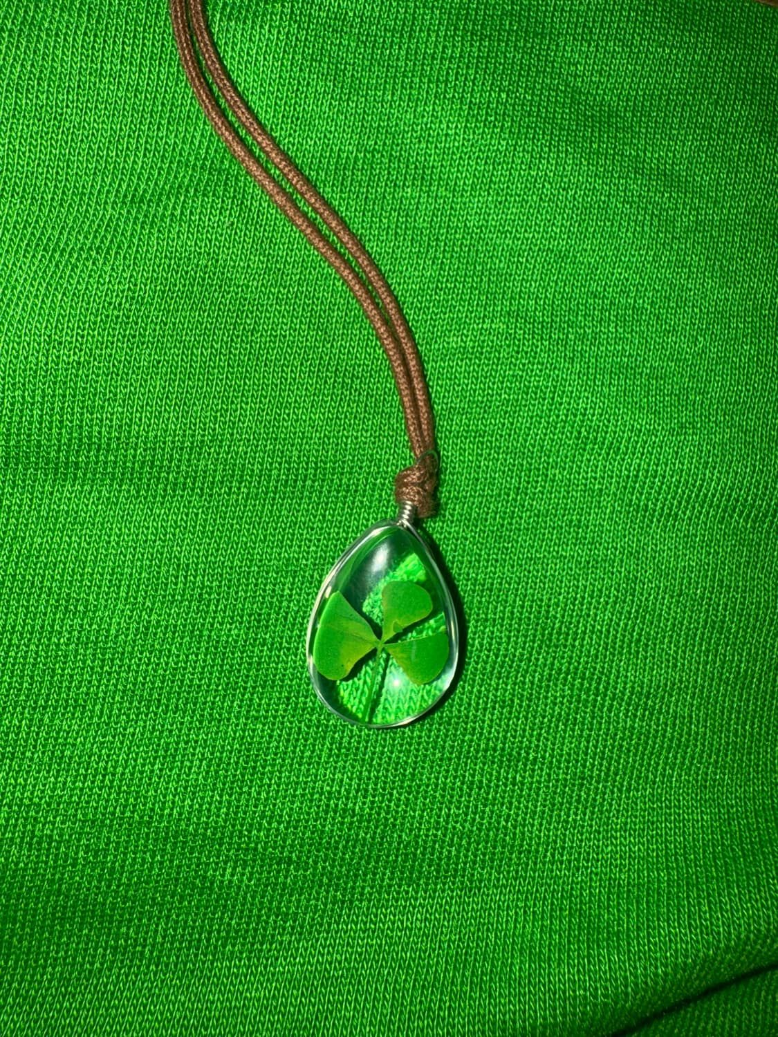 three-leaf clover necklace ☘️ 상품이미지1
