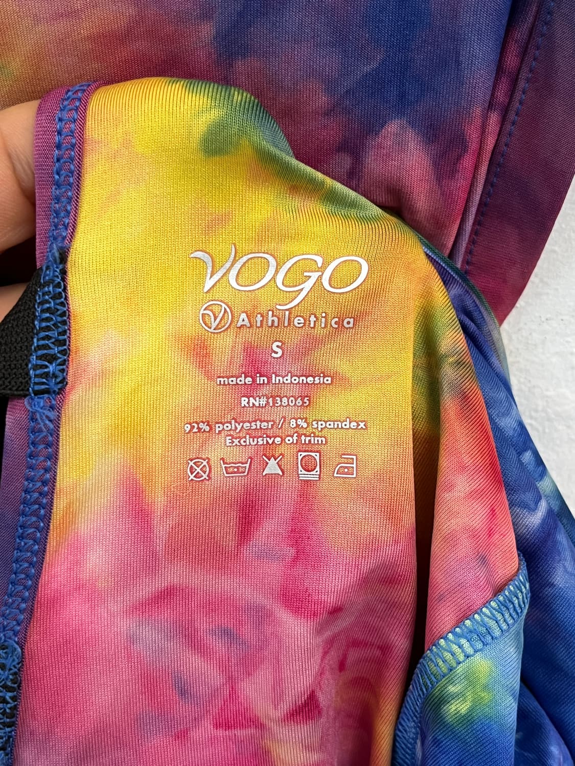 Vogo athletic 레인보우 나염 민소매 기능티 상품이미지6