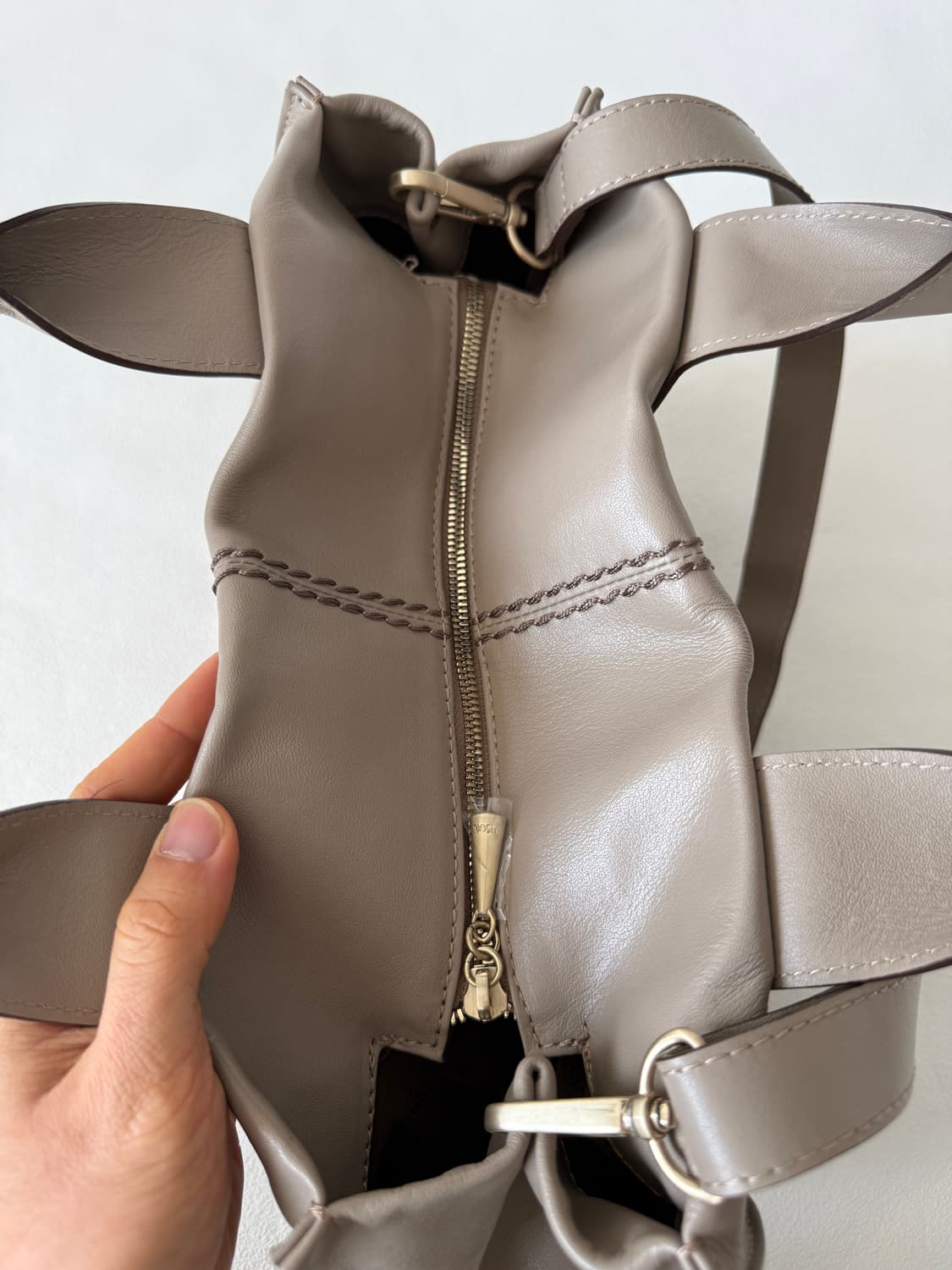 PLINIO VISONA 레더 크로스 토트백(ITALY) 상품이미지8