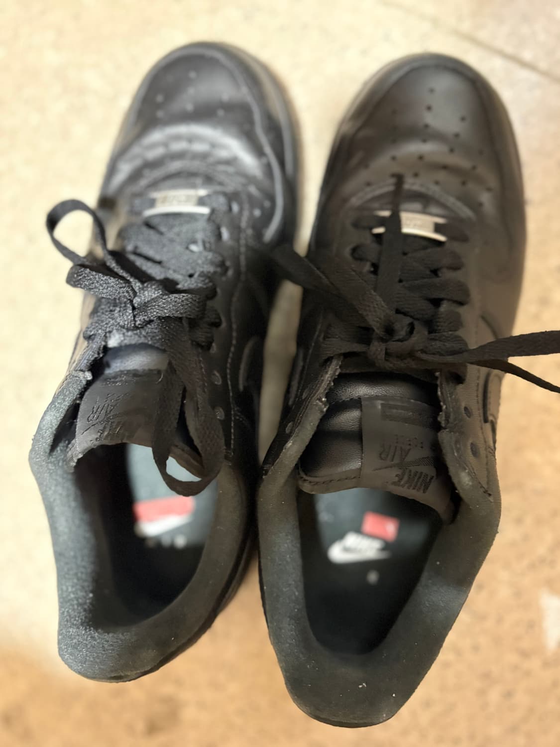 [255] 나이키 x 슈프림 에어포스 1 로우 블랙 255 상품이미지3