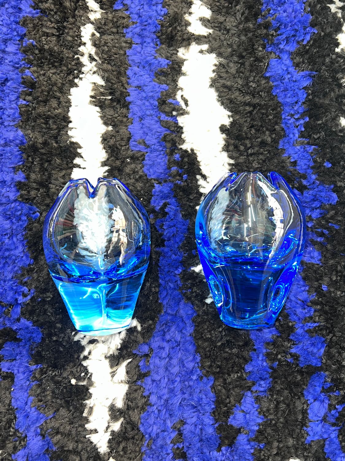 60s Cobalt Blue ZBS Glassworks Handcraft 상품이미지3
