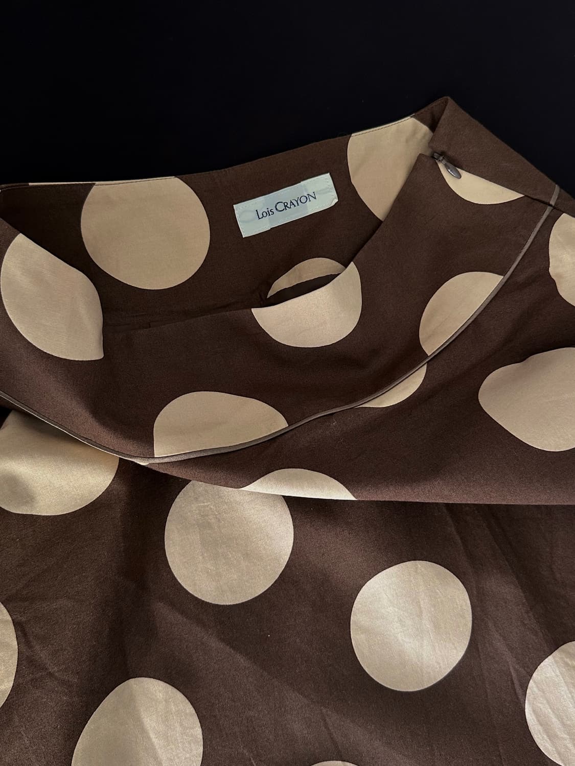 빈티지 도트 스커트 상품이미지1