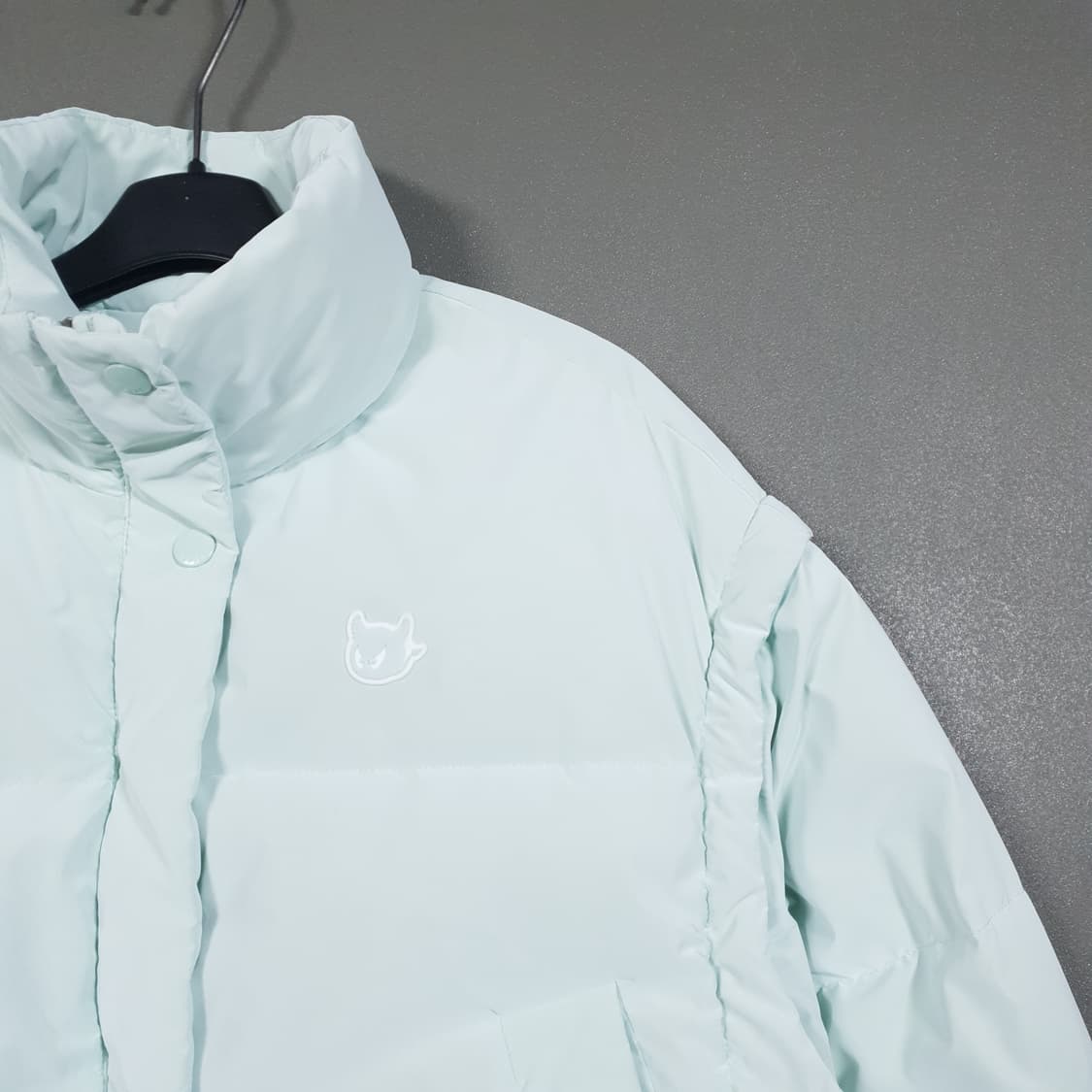 실측 66) 왁 골프 신형 24FW 디테처블 슬리브 구스 다운 패딩 점퍼 상품이미지3