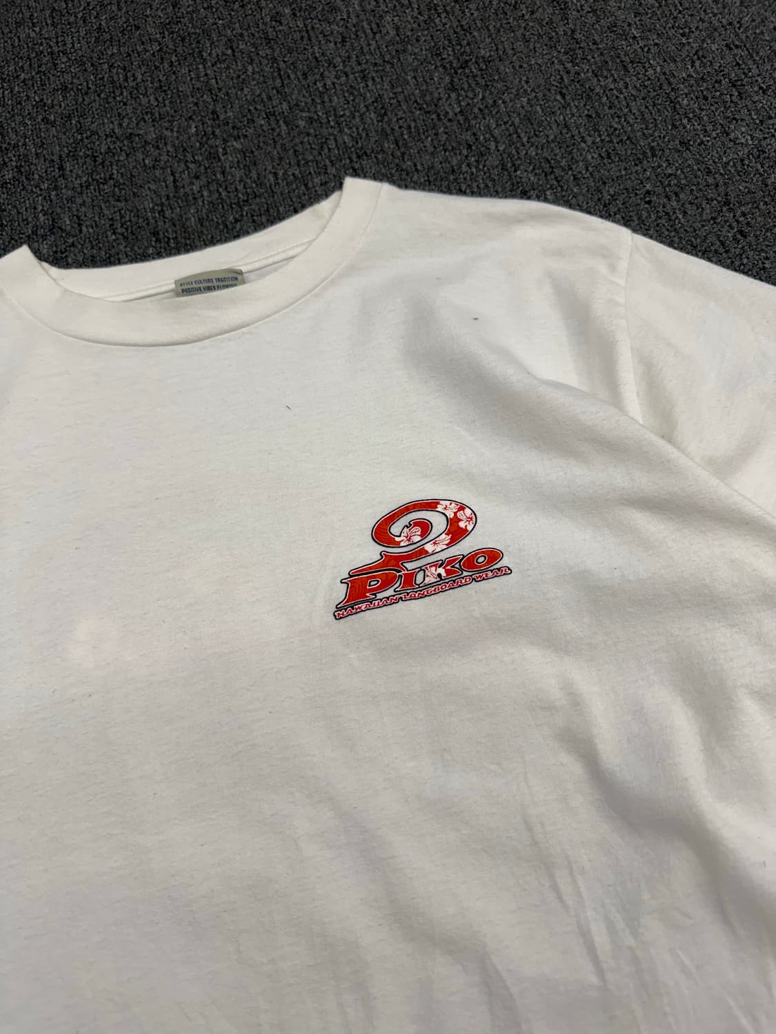 L)PIKO 빈티지 로고 프린팅 반팔 티셔츠 상품이미지2