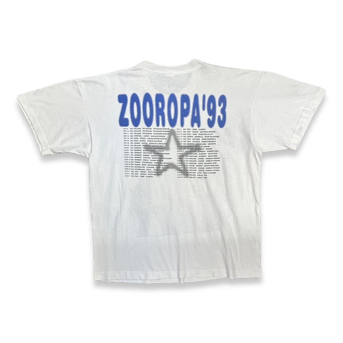 1993‘ U2 Zooropa 투어 티셔츠 XL 상품이미지2