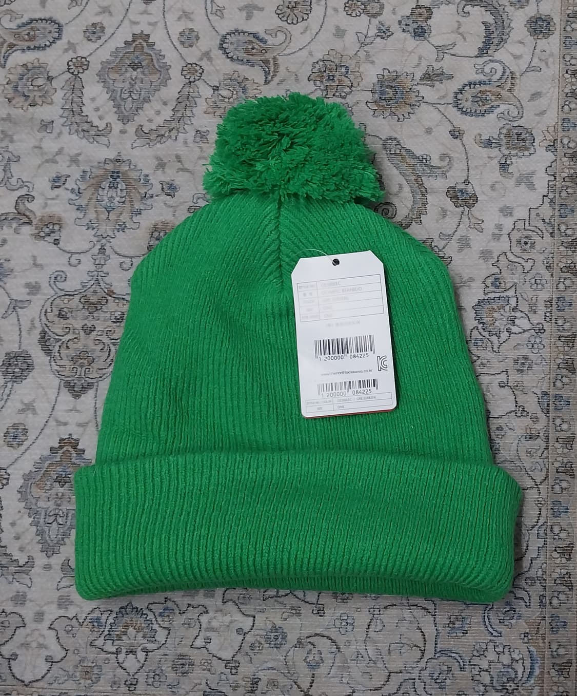 (새상품) 노스페이스 평창 올림픽 2018 털모자 그린 상품이미지3