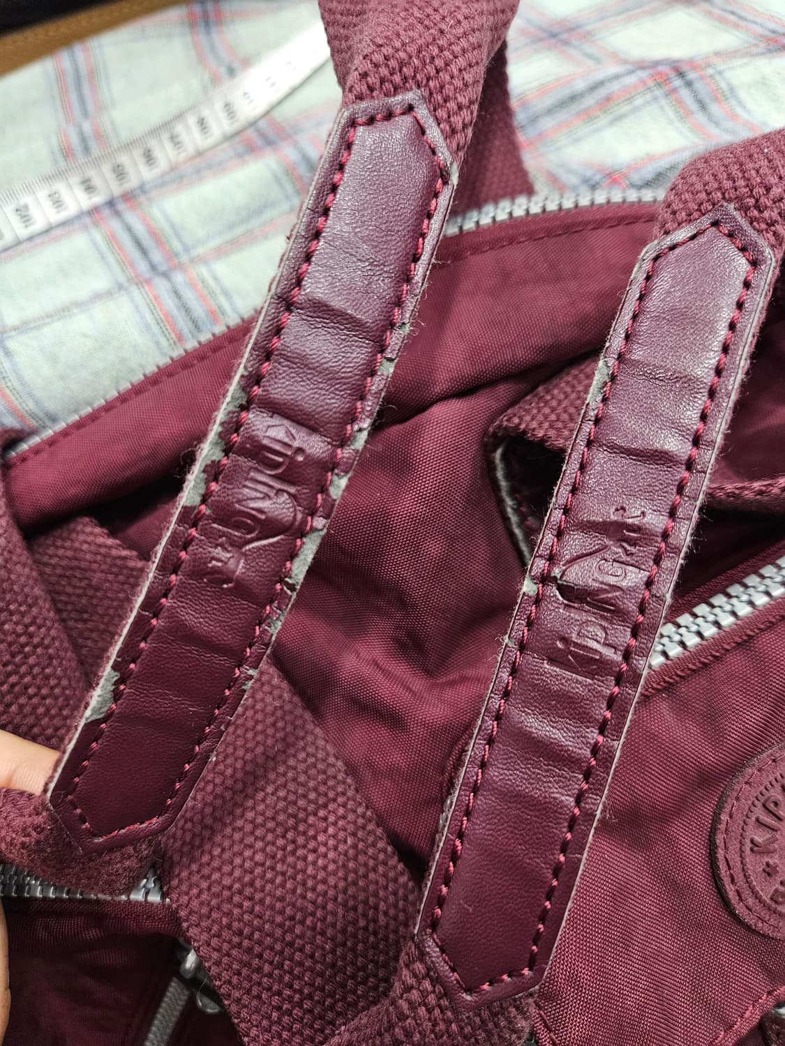 키플링(KIPLING) 투포켓 버건디 숄더&크로스백 상품이미지7