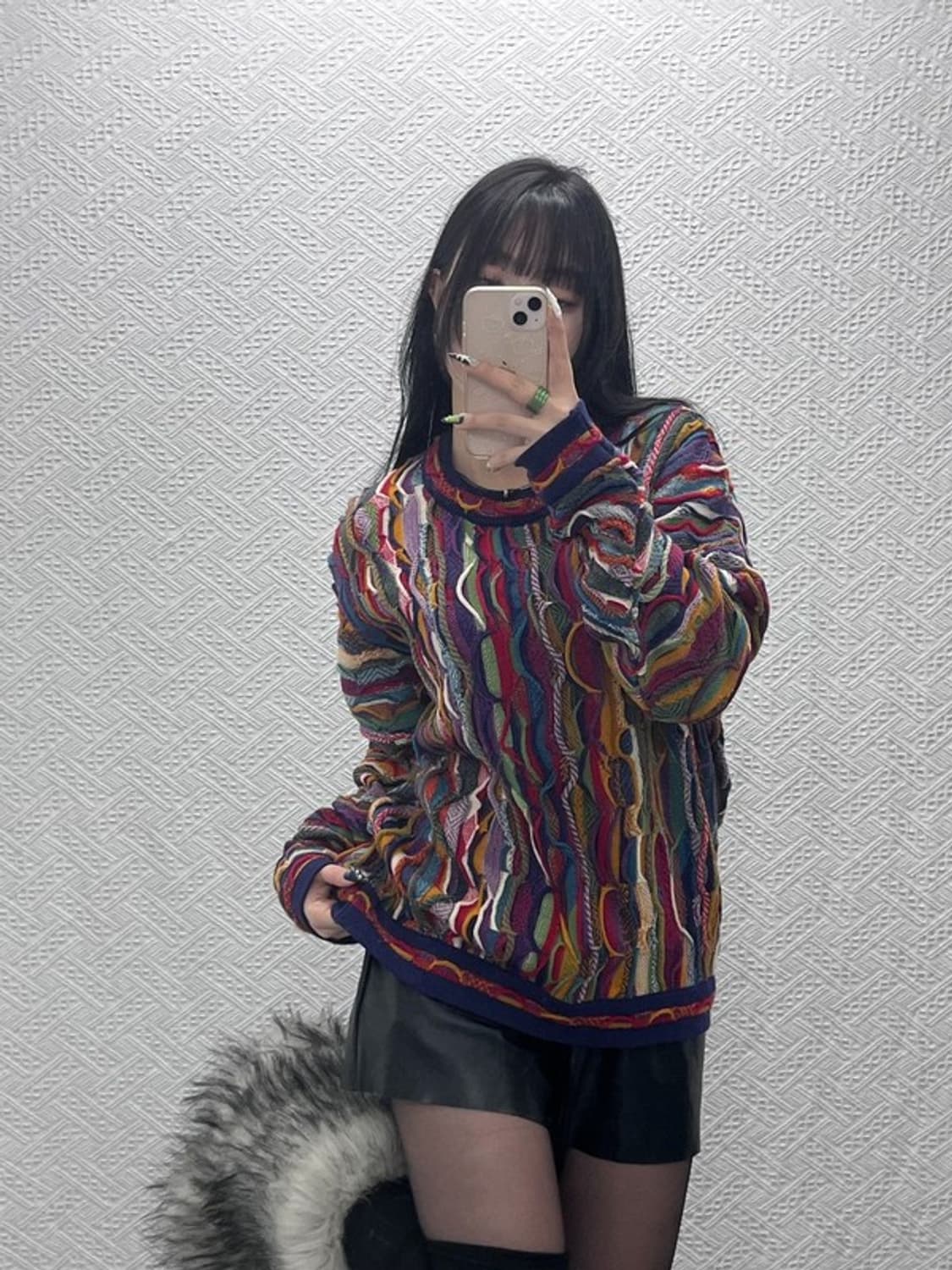 림노스 보헤미안 에스닉 멀티컬러 인디언 울니트 M C08851 상품이미지2