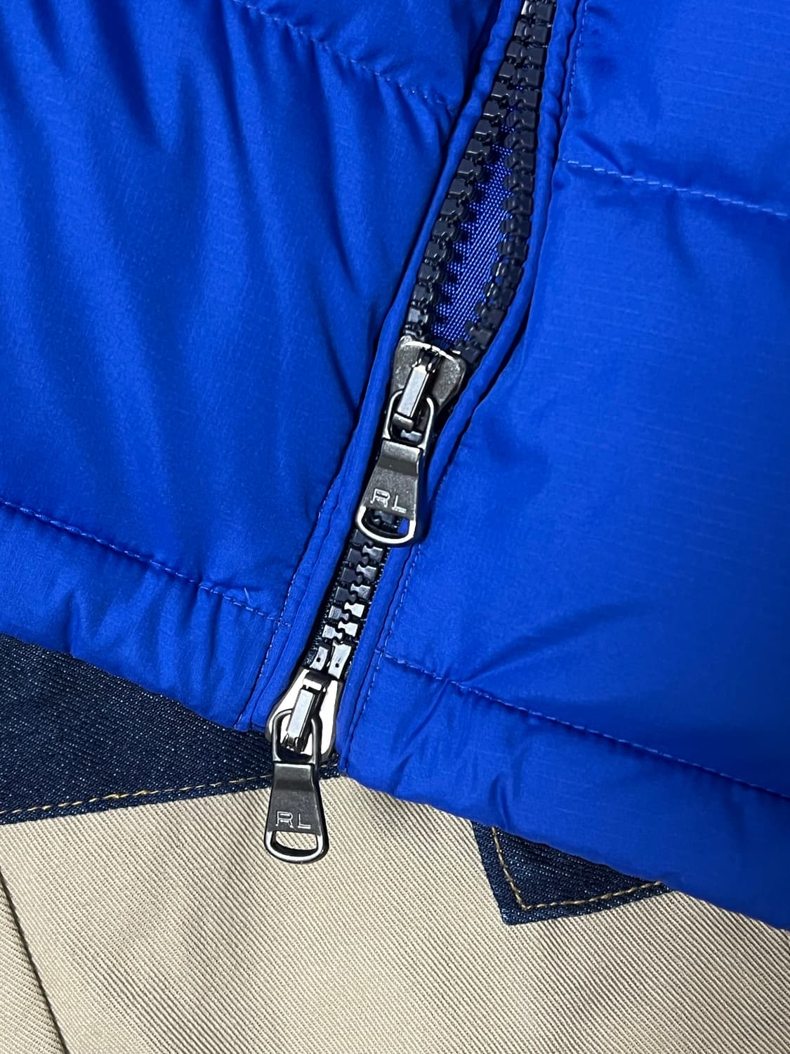 폴로 랄프로렌 패딩 조끼 블루 상품이미지7