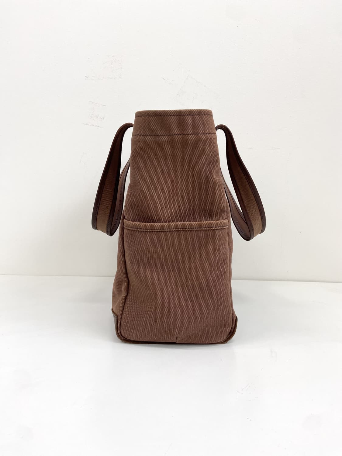 Rug Time Canvas/ Leather Tote Bag 상품이미지6