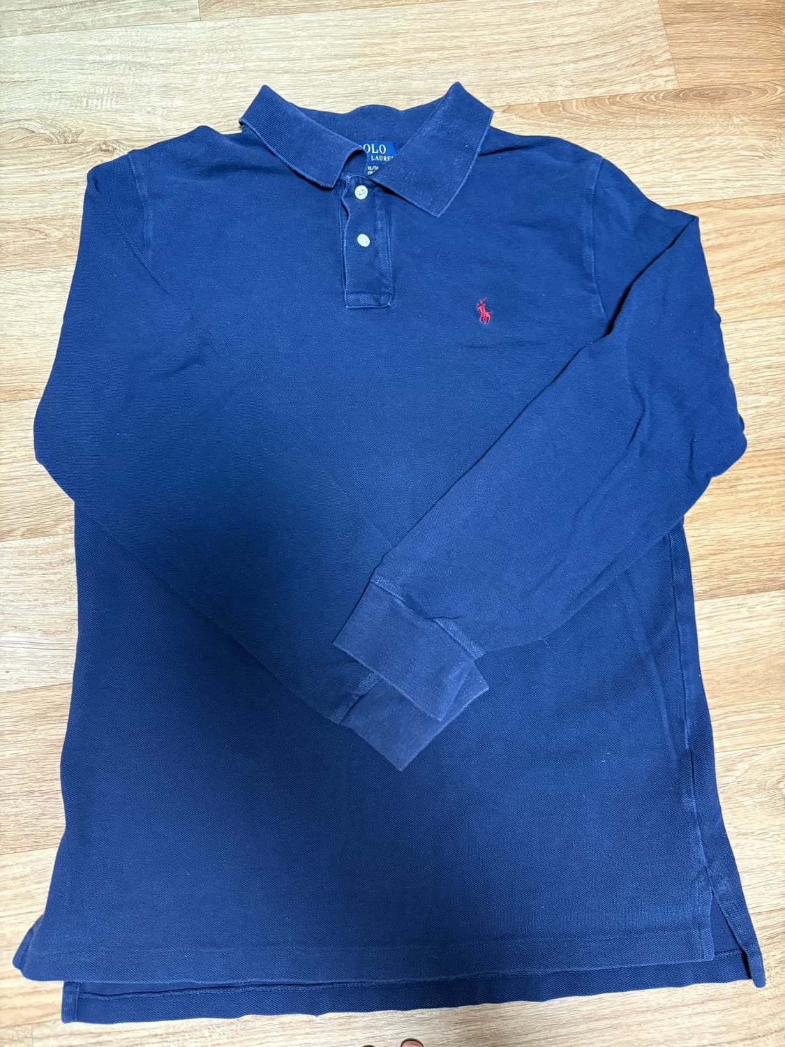 폴로 긴팔티 네이비 상품이미지1