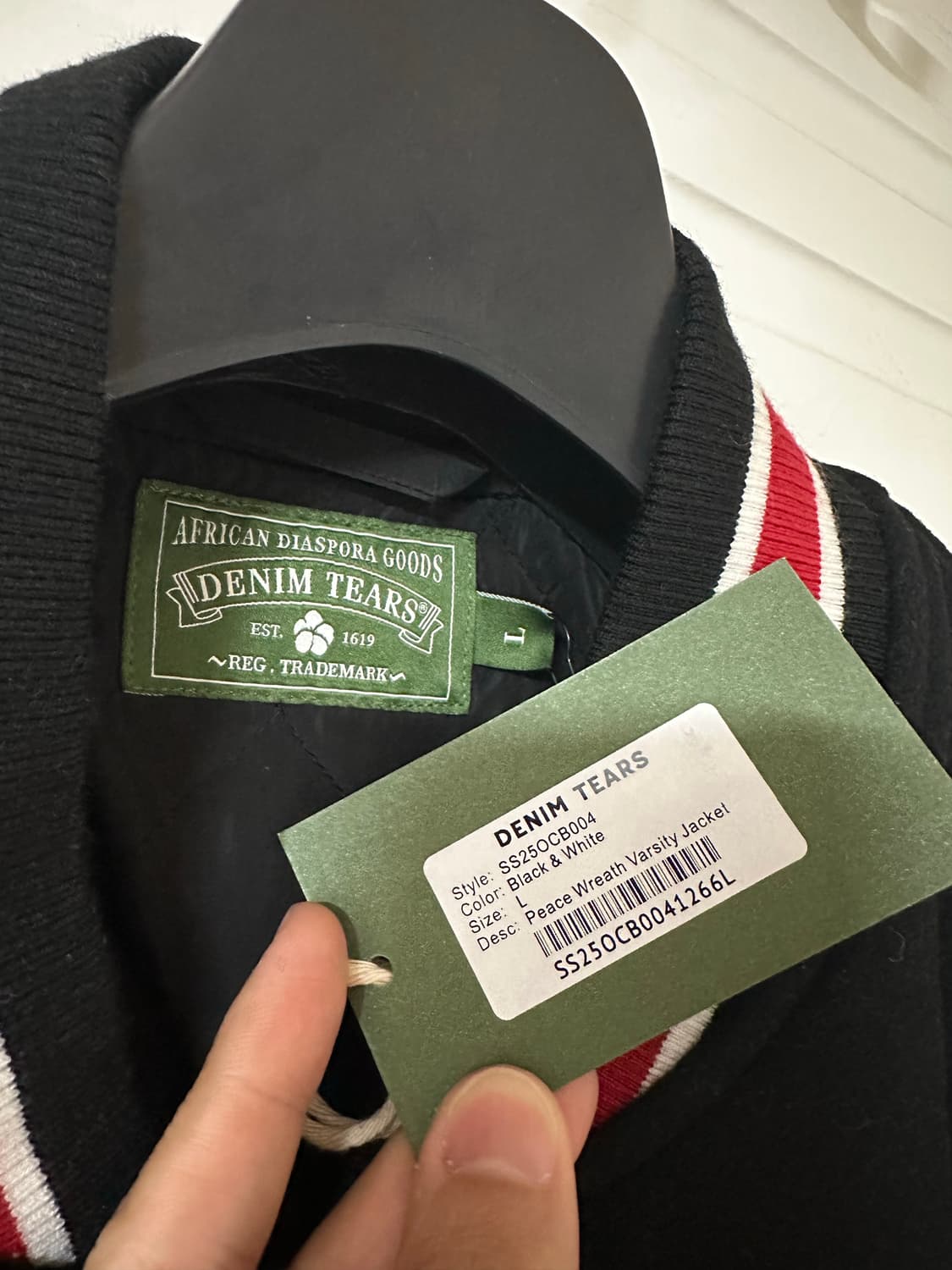 [L] 데님 티어스 바시티 자켓 상품이미지4